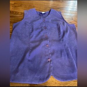 Vintage purple vest
